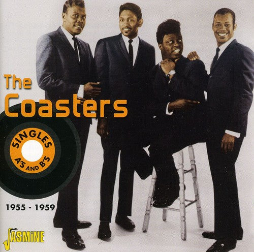 the album cover for The Coasters - Siingles As & Bs 1955-59 [Import]