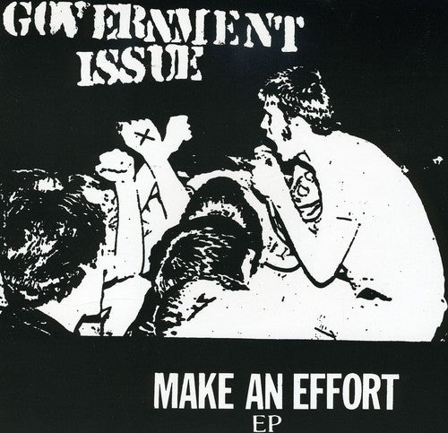 the album cover for Government Issue - Make An Effort