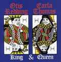 the album cover for Otis Redding & Carla Thomas - King & Queen