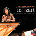 the album cover for MITSUKO UCHIDA - Mozart Concertos