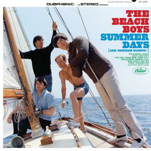 the album cover for The Beach Boys - Summer Days & Summer Nights