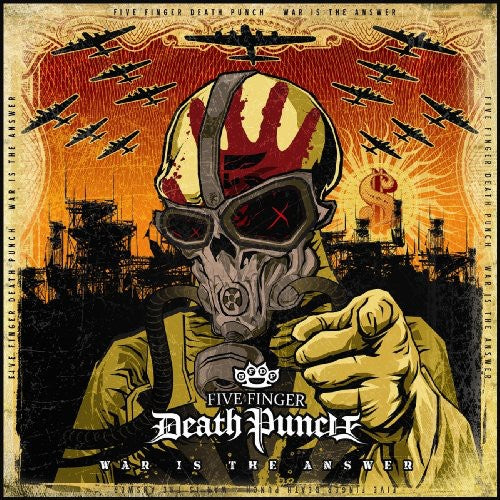 the album cover for Five Finger Death Punch - War Is the Answer