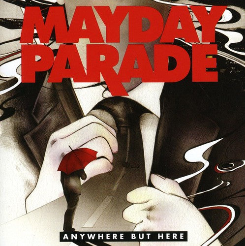 the album cover for Mayday Parade - Anywhere But Here
