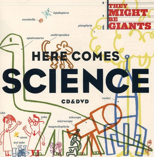 the album cover for They Might Be Giants - Here Comes Science