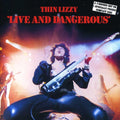 the album cover for Thin Lizzy - Live & Dangerous