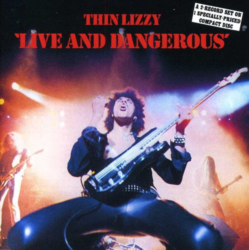the album cover for Thin Lizzy - Live & Dangerous