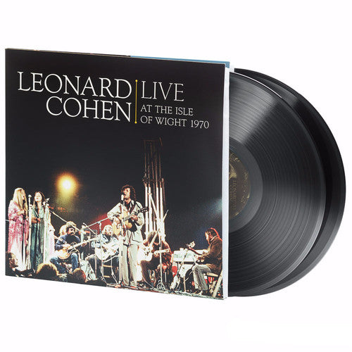 the album cover for Leonard Cohen - Leonard Cohen Live At The Isle Of Wight 1970