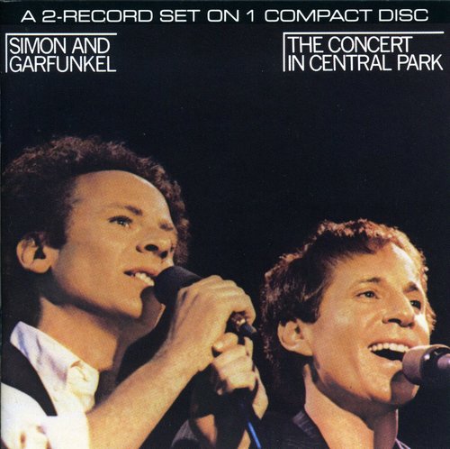 the album cover for Simon & Garfunkel - The Concert in Central Park