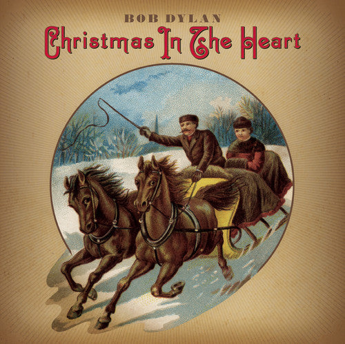 the album cover for Bob Dylan - Christmas in the Heart
