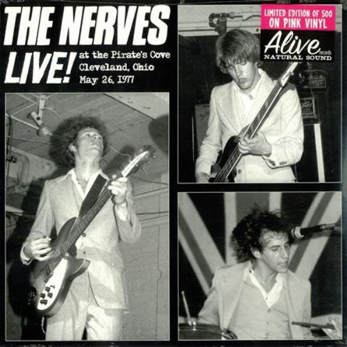 the album cover for Nerves - Live at the Pirate's Cove