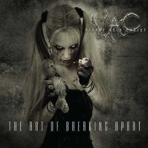 the album cover for Velvet Acid Christ - The Art Of Breaking Apart