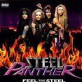 the album cover for Steel Panther - Feel the Steel