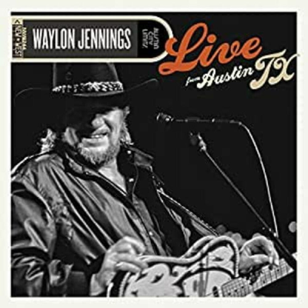 the album cover for Waylon Jennings - Live from Austin TX