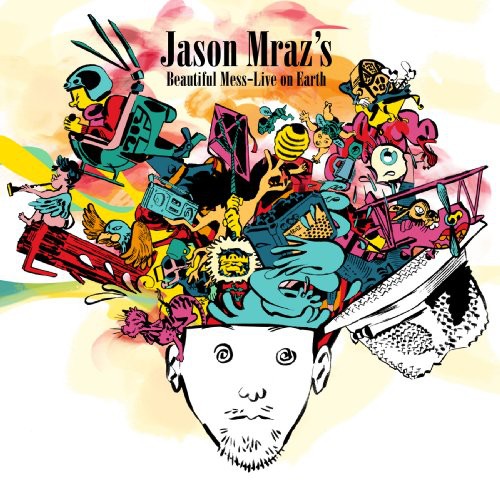 the album cover for Jason Mraz - Jason Mraz's Beautiful Mess - Live on Earth