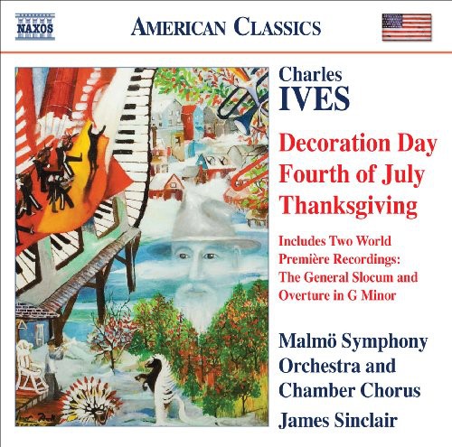 the album cover for James Sinclair - Decoration Day / Thanksgiving / Fourth of July