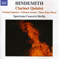the album cover for Spectrum Concerts Berlin - Clarinet Quintet / Clarinet Quartet