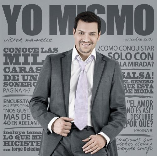 the album cover for Victor Manuelle - Yo Mismo