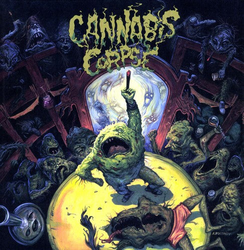 the album cover for Cannabis Corpse - The Weeding