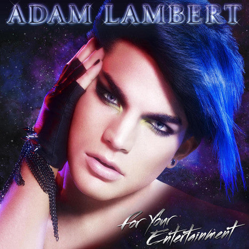 the album cover for Adam Lambert - For Your Entertainment