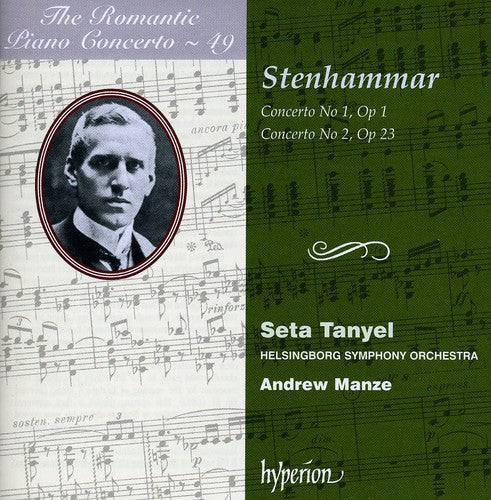 the album cover for W. STENHAMMAR - Piano Concertos Nos 1 & 2: Romantic Piano Cto 49