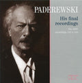the album cover for Ignacy Jan Paderewski - Final Recordings 1937-38