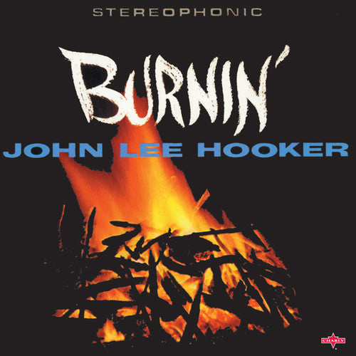 the album cover for John Lee Hooker - Burnin