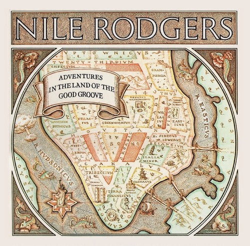 the album cover for Nile Rodgers - Adventures in the Land of the Good Groove