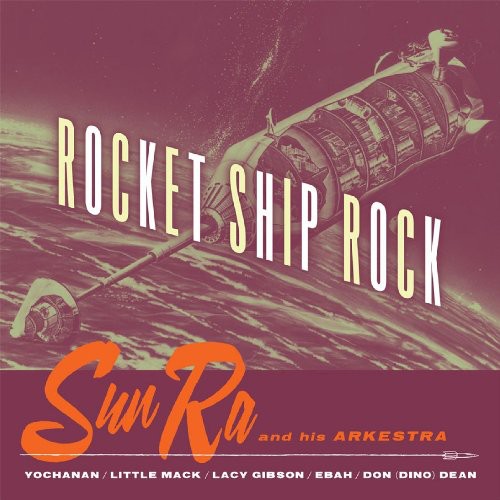 the album cover for Sun Ra - Rocket Ship Rock