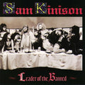 the album cover for Sam Kinison - Leader of the Banned