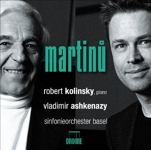 the album cover for VLADIMIR ASHKENAZY - Martinu, B. : Martinu