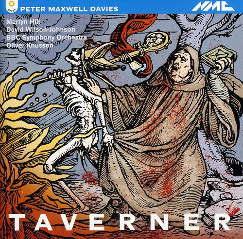 the album cover for P.M. DAVIES - Davies, P.M. : Taverner-Comp Opera