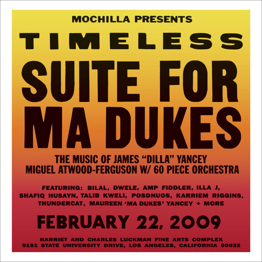 the album cover for Timeless: Suite For Ma Dukes - Timeless: Suite For Ma Dukes / Various
