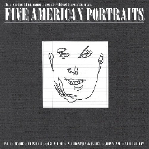the album cover for Red Krayola - Five American Portraits