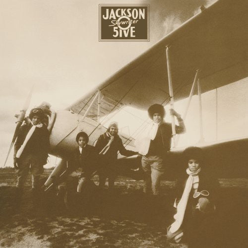 the album cover for Jackson 5 - Skywriter