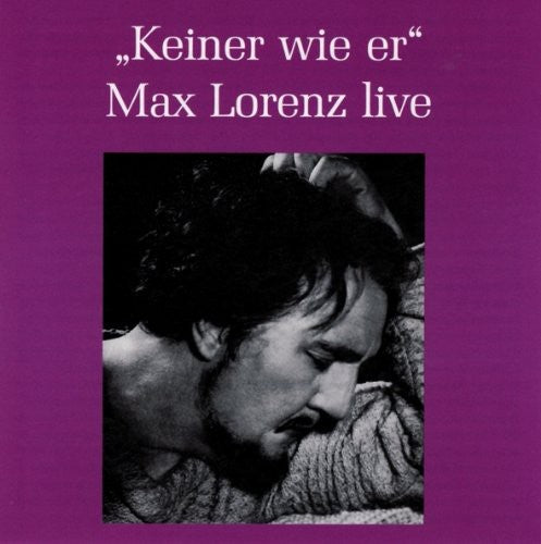 the album cover for Verdi/Wagner - Max Lorenz Live