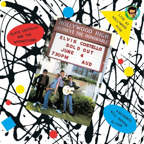 the album cover for Elvis Costello - Live At Hollywood High: The Costello Show, Vol. 2