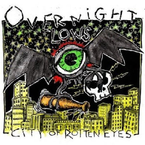 the album cover for Overnight Lows - City Of Rotten Eyes