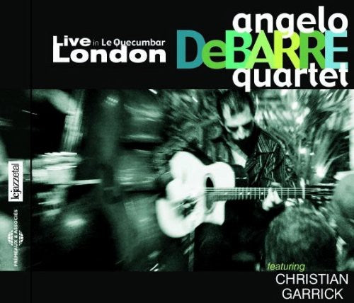 the album cover for Angelo Debarre - Live in Le Quecumbar