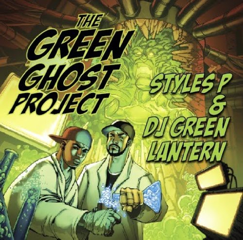 the album cover for Dj Green Lantern - The Green Ghost Project