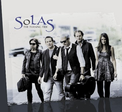 the album cover for Solas - The Turning Tide