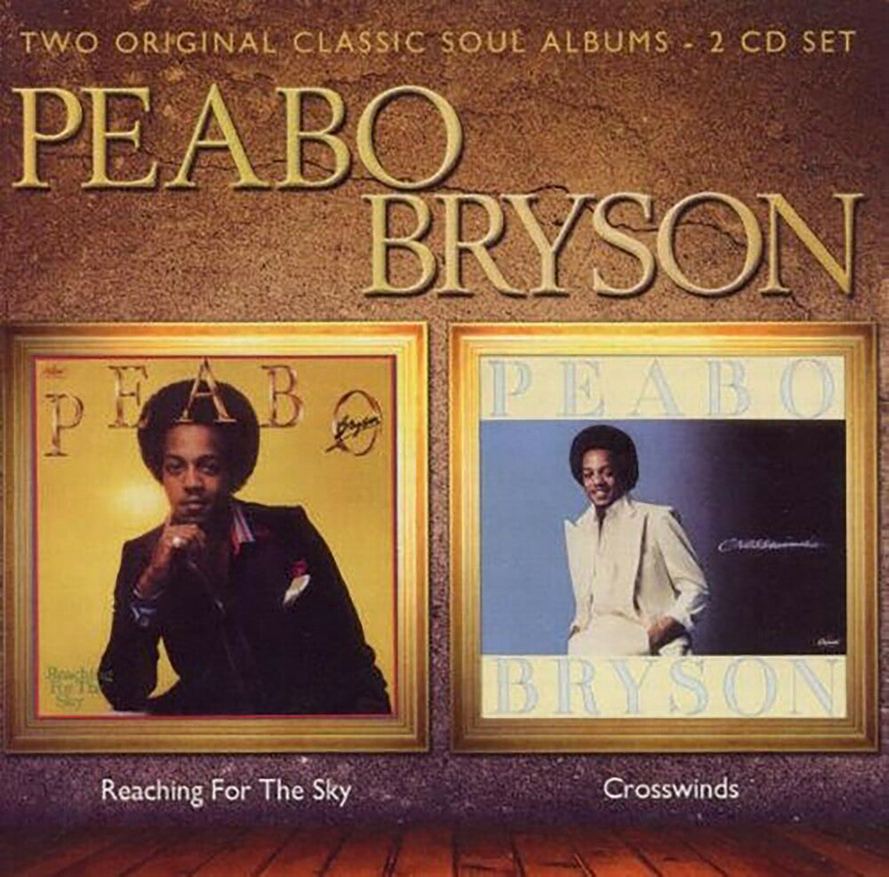 the album cover for Peabo Bryson - Reaching For The Sky/Crosswinds [Import]