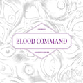 the album cover for Blood Command - Ghostclocks