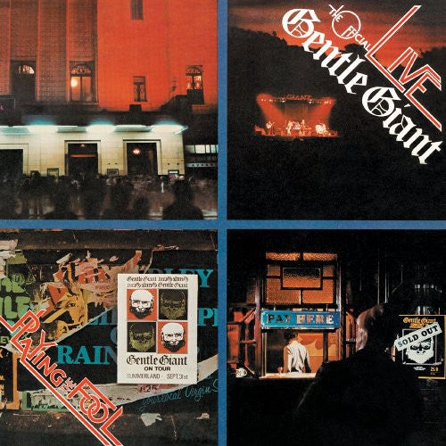 the album cover for Gentle Giant - Playing the Fool: The Official Live