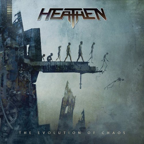 the album cover for Heathen - The Evolution Of Chaos
