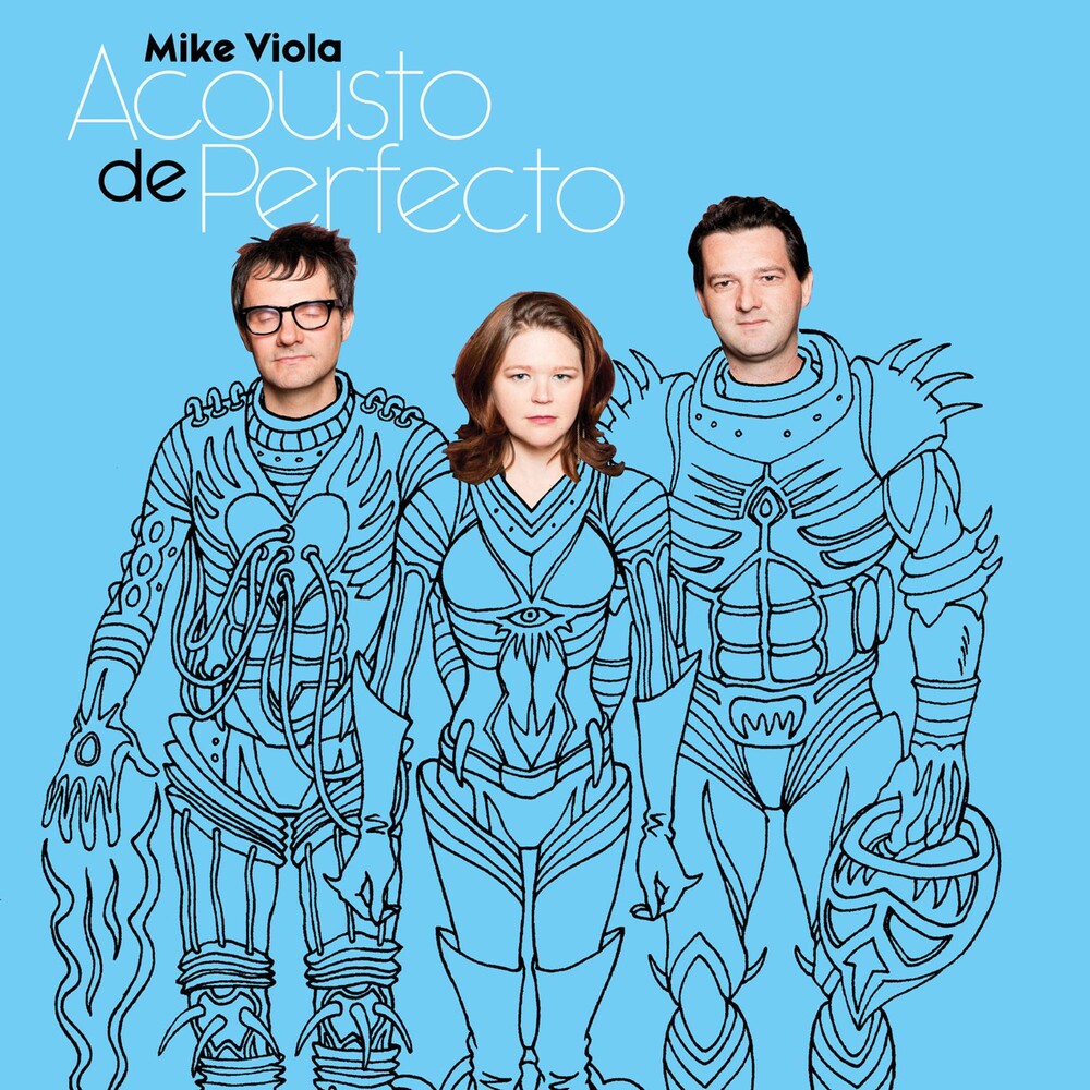 the album cover for Mike Viola - Acousto de Perfecto