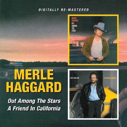 the album cover for Merle Haggard - Out Among The Stars/Friend In California [Import]