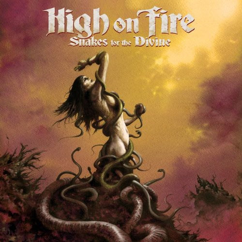 the album cover for High On Fire - Snakes for the Divine