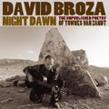 the album cover for David Broza - Night Dawn: The Unpublished POETRY OF TOWNES VAN ZANDT