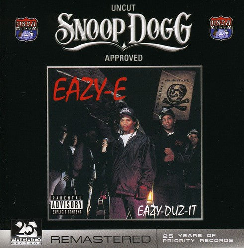 the album cover for Eazy-E - Eazy-duz-it: U.S.D.A. Edition