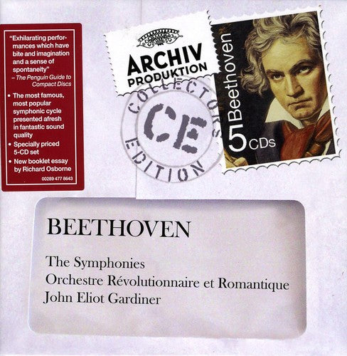 the album cover for Orchestre RÃ©volutionnaire et Romantique - Symphonies